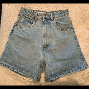 Zara Mom Jean Shorts